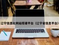 辽宁信息化网站搭建平台（辽宁省信息平台）
